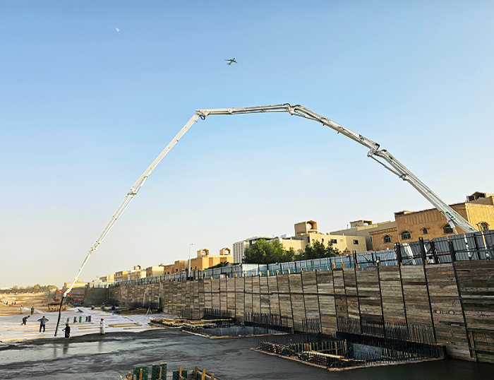 币游国际泵车驰骋沙特 为房建注入“中国力量”