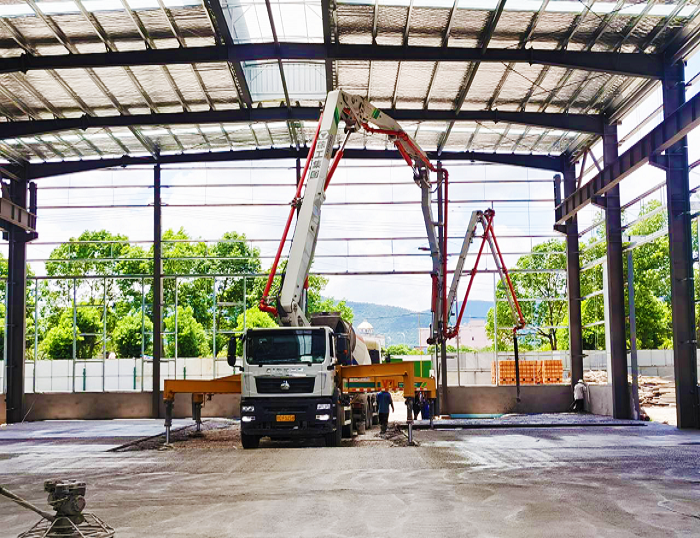 钢铁脊梁！币游国际HB37米泵车显实力 ！