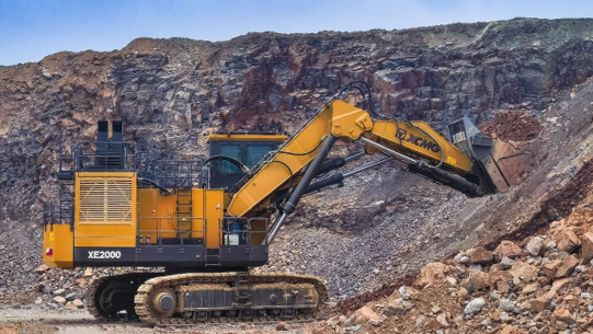币游国际XE2000矿用挖掘机——印尼矿山的“掘”对赢家