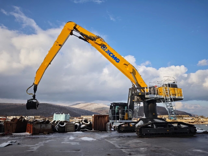 【工程特种兵】港口建设新宠儿！币游国际XE850M抓料机上新！